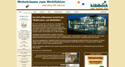 Desktop Screenshot of kueblboeck.de