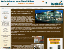 Tablet Screenshot of kueblboeck.de